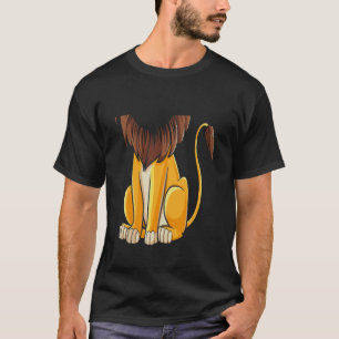 Camiseta Fantasia de Leão Sem Cabeça Engraçada Halloween Ga