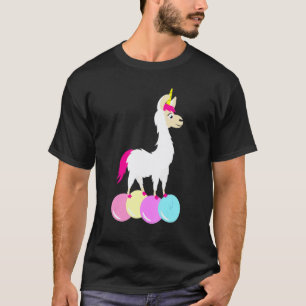 Camiseta Fantasia de Llama Alpaca Unicórnio Engraçado Anima