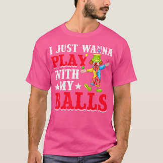 Camiseta Fantasia de Malabarista Coisas Engraçadas de Circo