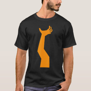 Camiseta fantasia de monstro da mão assustadora Festa