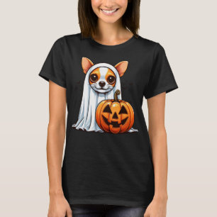 Camiseta Fantasia de Outono de Halloween de Abóbora Ghoul C