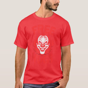 Camiseta Fantasia de Palhaço Assustador de Abraços Grátis p