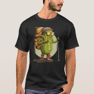 Camiseta Fantasia de Pepino de Mochila com Óculos de Sol pa