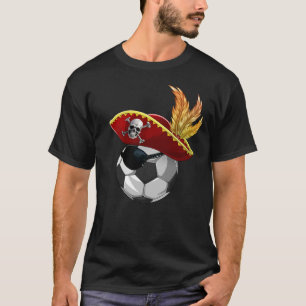 Camiseta Fantasia de Pirata de Halloween de Bola de Futebol