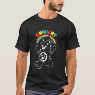 Camiseta Fantasia de Urso Rebelde de Humor Punk Anarquista