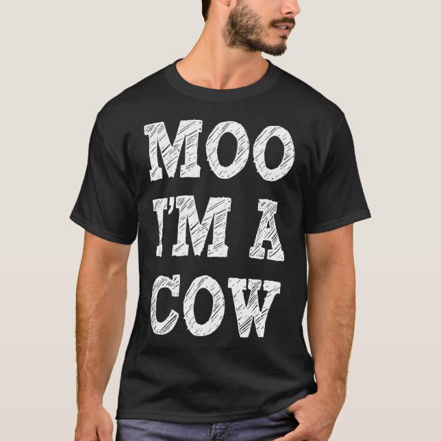 Camiseta Fantasia de Vaca de Halloween (Frente)