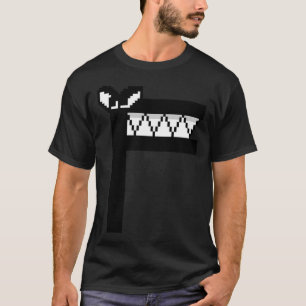 Camiseta Fantasia de Vilão Letra F Meninos Pixel Alfabeto L