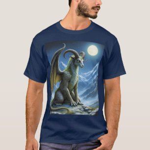 Camiseta Fantasia Dragão de Carneiro Mitológico Fofo