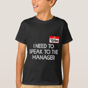 Camiseta Fantasia engraçada de Karen para Halloween Fale co