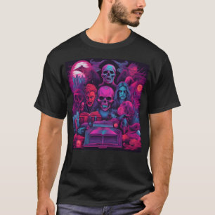 Camiseta Fantasia Escura Surrealismo Encontra Filmes Horror