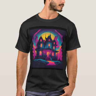 Camiseta Fantasia Escura Surrealismo Encontra Filmes Horror