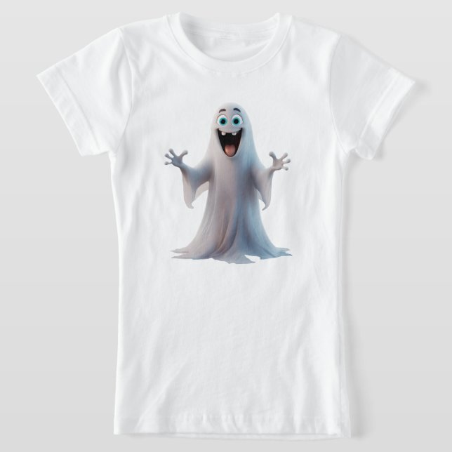 Camiseta Fantasia Fantasma da Menina (Postura )