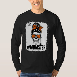 Camiseta Fantasia Fantasma Mãe Cabelo Mensageiro Monstro