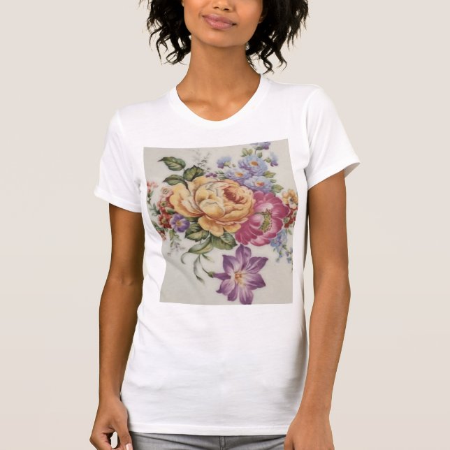 Camiseta Fantasia Floral  (Frente)