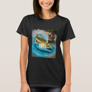 Camiseta Fantasia Gato Fofo Peixe Estrada