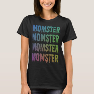 Camiseta Fantasia Genérica de Halloween Fonte Momster Gotej