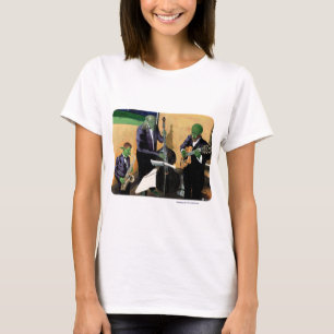 Camiseta Fantasia Jazz Blues Musicians Music Art Shirts