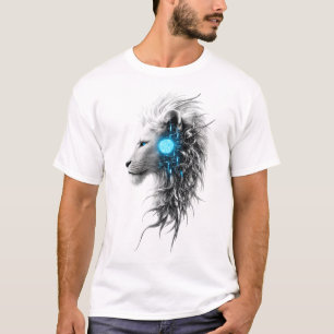 Camiseta Fantasia Leão Branco Místico Espírito A