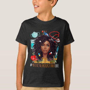 Camiseta Fantasia Médica de Istambul, Mulher Afro, Brisada