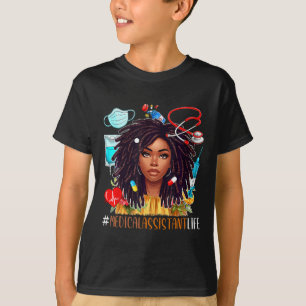 Camiseta Fantasia Médica de Istambul Mulher Afro Orgulhosa