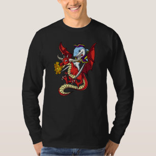 Camiseta Fantasia Mythica do Dragão Mágico do Pirato de Tub