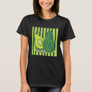 Camiseta Fantasia Preguiçosa de Abacate Vegano de Halloween