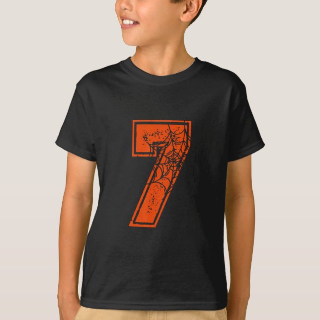 Camiseta Fantasias de Abóbora de Halloween do Meme 7 67 Com (Frente)
