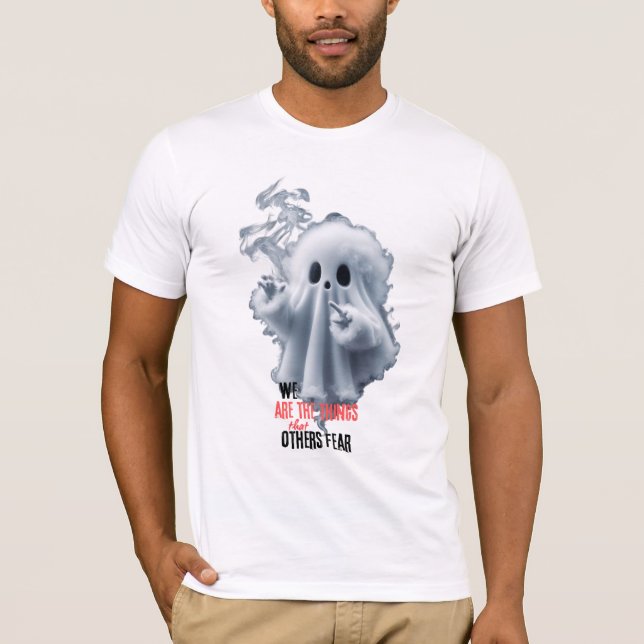 Camiseta fantasias de Assustador D1-Halloween (Frente)