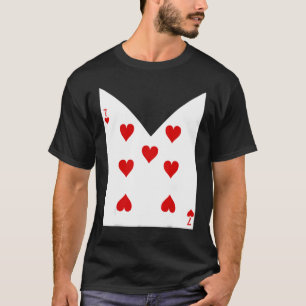 Camiseta Fantasias de cartas de baralho originais de Hallow