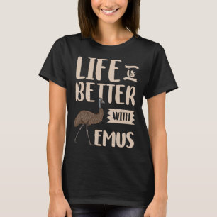 Camiseta Fantasias de Emus Austrália Ave Avestruz