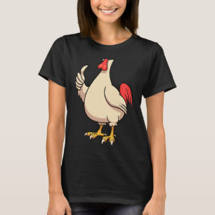 Camiseta Fantasias de Frango para o Halloween Galo Cosplay