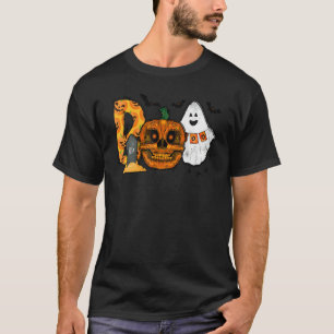 Camiseta Fantasias de Halloween Boo Groovy Espiritual Equip
