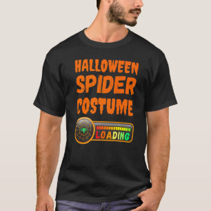 Camiseta Fantasias de Halloween Carregando Aranha Mãe Pai M
