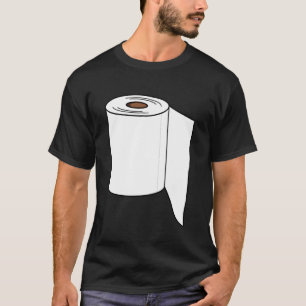 Camiseta Fantasias de Halloween com Rolo de Papel Higiênico