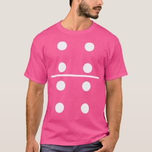 Camiseta Fantasias de Halloween combinadas Domino 4 e 4 par