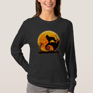 Camiseta Fantasias de Halloween de Cão de Pastor Belga e Lu