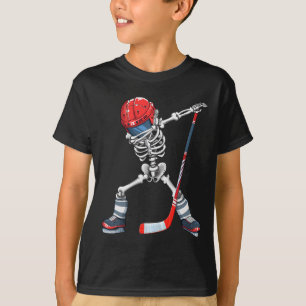 Camiseta Fantasias de Halloween de Hóquei de Esqueleto Dabb