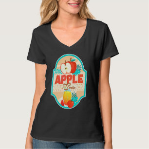 Camiseta Fantasias de Halloween de Refrigerante de Maçã Com