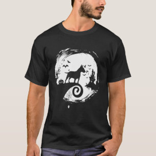 Camiseta Fantasias de Halloween para Bull Terrier Bully Moo