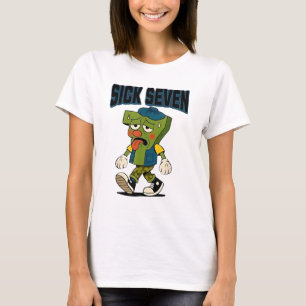 Camiseta Fantasias de Halloween Sick Seven 67 para Tendênci