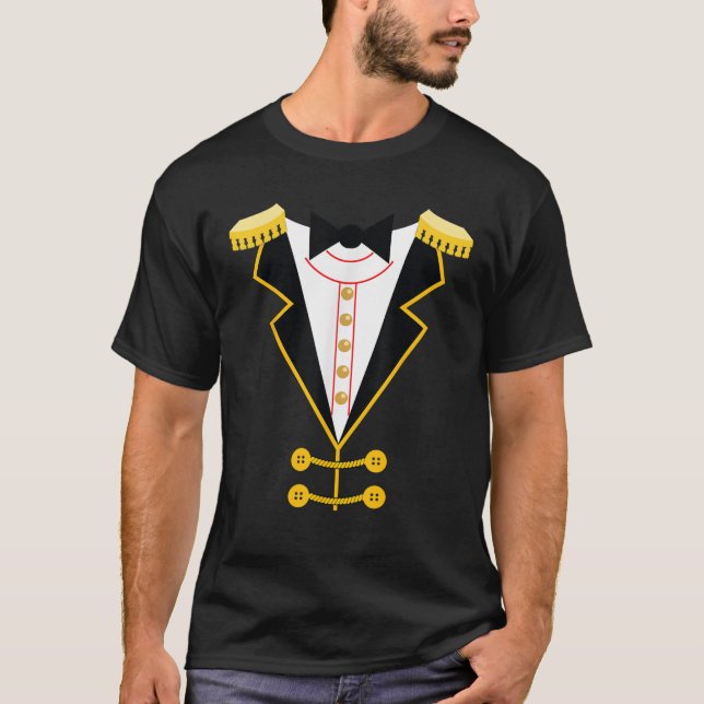 Camiseta Fantasias de Maestro de Circo Tema Carnaval Hallow (Frente)