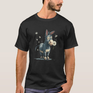 Camiseta Fantasias de Sementes de Dente-de-Leão para Burros