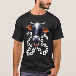 Camiseta Fantasias de Vaca Fofas Moo Halloween