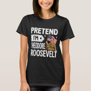 Camiseta Fantasie Fantasia Theodore Roosevelt Halloween
