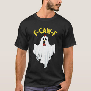 Camiseta Fantasioso Traje de Fantasma de Frango de Hallowee