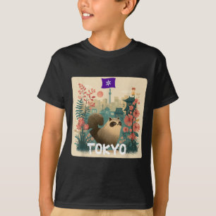 Camiseta Fantasioso Traje de Guaxinim Animal de Toxyko para