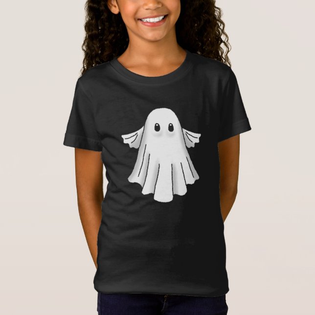 Camiseta Fantasma Assustador de Halloween (Frente)