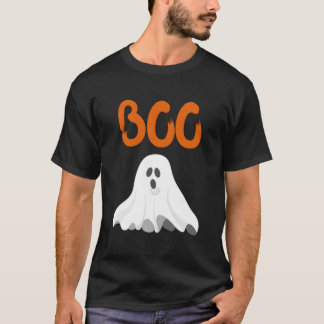 Camiseta Fantasma Assustador de Halloween Boo