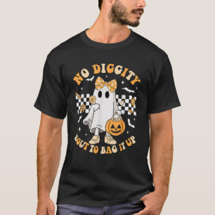Camiseta Fantasma Assustador de Halloween Sem Dúvida Vai Pe