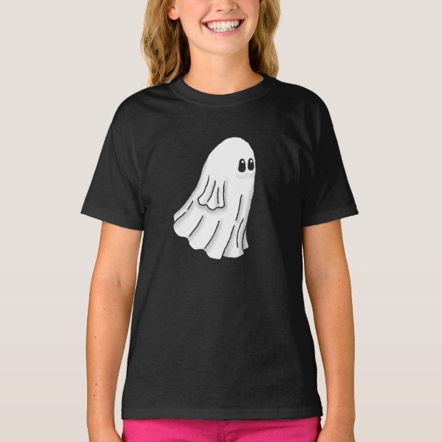Camiseta Fantasma Assustador e Bonito (Frente)